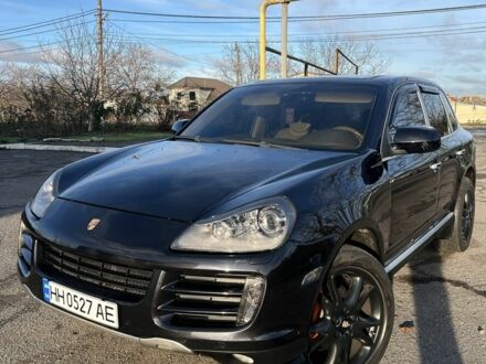 Черный Порше Каен, объемом двигателя 4.8 л и пробегом 136 тыс. км за 9000 $, фото 1 на Automoto.ua