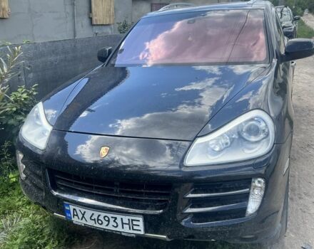Черный Порше Каен, объемом двигателя 4.8 л и пробегом 223 тыс. км за 6509 $, фото 1 на Automoto.ua