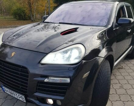 Черный Порше Каен, объемом двигателя 4.8 л и пробегом 150 тыс. км за 7700 $, фото 1 на Automoto.ua