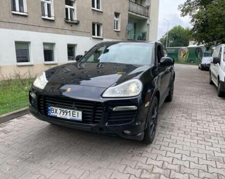 Черный Порше Каен, объемом двигателя 4.8 л и пробегом 148 тыс. км за 9500 $, фото 1 на Automoto.ua