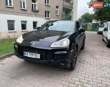 Черный Порше Каен, объемом двигателя 4.81 л и пробегом 148 тыс. км за 10500 $, фото 1 на Automoto.ua