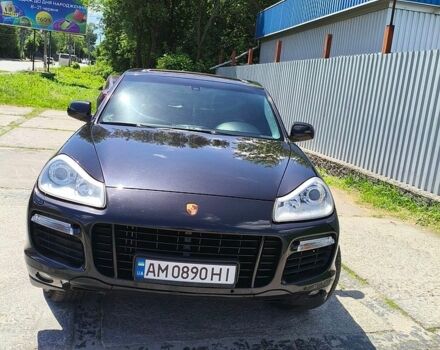 Черный Порше Каен, объемом двигателя 4.81 л и пробегом 190 тыс. км за 12500 $, фото 1 на Automoto.ua