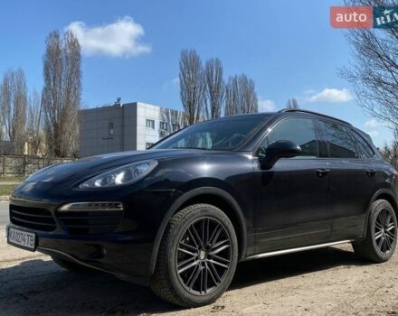 Черный Порше Каен, объемом двигателя 4.81 л и пробегом 187 тыс. км за 12500 $, фото 1 на Automoto.ua