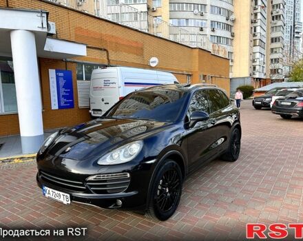 Черный Порше Каен, объемом двигателя 4.8 л и пробегом 223 тыс. км за 17500 $, фото 1 на Automoto.ua