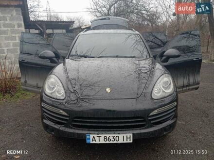 Черный Порше Каен, объемом двигателя 3 л и пробегом 165 тыс. км за 21500 $, фото 1 на Automoto.ua
