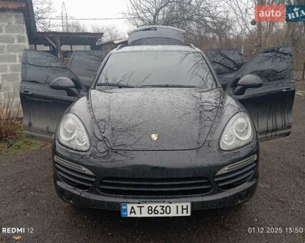 Черный Порше Каен, объемом двигателя 3 л и пробегом 165 тыс. км за 21500 $, фото 1 на Automoto.ua