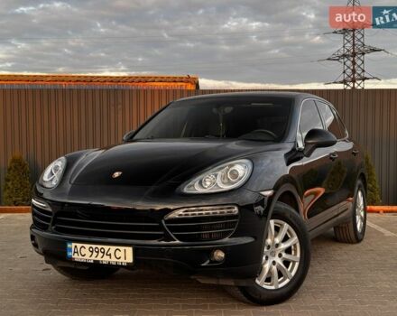 Черный Порше Каен, объемом двигателя 3 л и пробегом 166 тыс. км за 22700 $, фото 1 на Automoto.ua