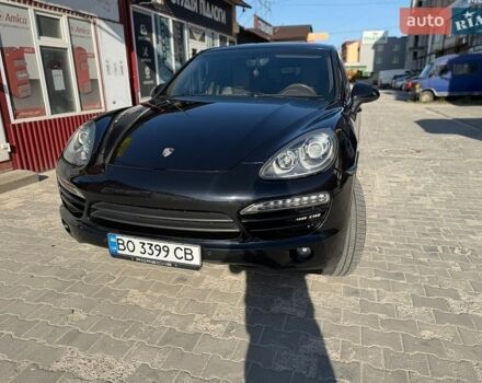 Черный Порше Каен, объемом двигателя 3 л и пробегом 215 тыс. км за 23000 $, фото 1 на Automoto.ua
