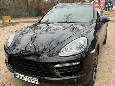 Черный Порше Каен, объемом двигателя 4.81 л и пробегом 155 тыс. км за 25000 $, фото 1 на Automoto.ua