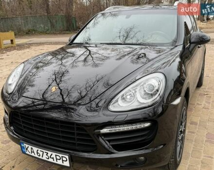 Черный Порше Каен, объемом двигателя 4.81 л и пробегом 155 тыс. км за 25000 $, фото 1 на Automoto.ua