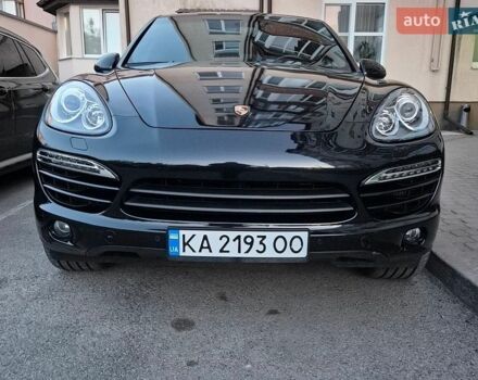 Черный Порше Каен, объемом двигателя 2.97 л и пробегом 152 тыс. км за 23300 $, фото 1 на Automoto.ua