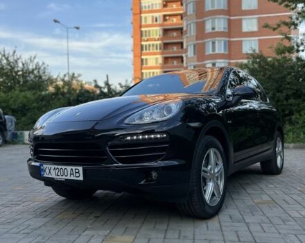 Черный Порше Каен, объемом двигателя 3 л и пробегом 221 тыс. км за 24700 $, фото 1 на Automoto.ua