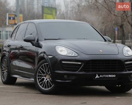 Черный Порше Каен, объемом двигателя 4.81 л и пробегом 152 тыс. км за 21900 $, фото 1 на Automoto.ua