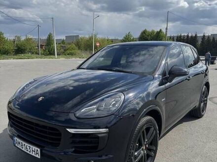 Черный Порше Каен, объемом двигателя 3 л и пробегом 124 тыс. км за 38000 $, фото 1 на Automoto.ua
