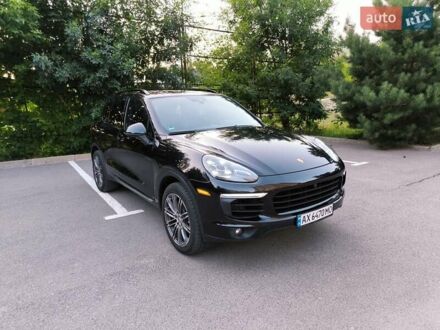 Порше Cayenne 2015 у Харкові на Automoto.ua Чорний Порше Cayenne, об'ємом двигуна 2.97 л та пробігом 132 тис. км за 38300 $, фото 1 на Automoto.ua