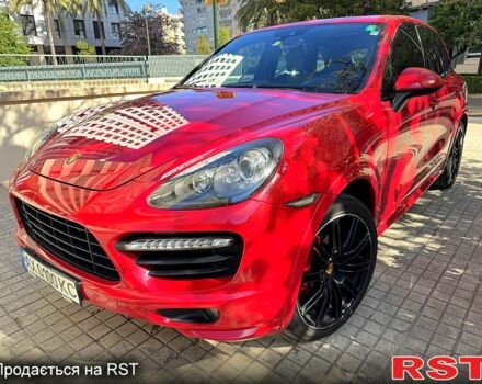 Красный Порше Каен, объемом двигателя 4.8 л и пробегом 170 тыс. км за 23500 $, фото 1 на Automoto.ua