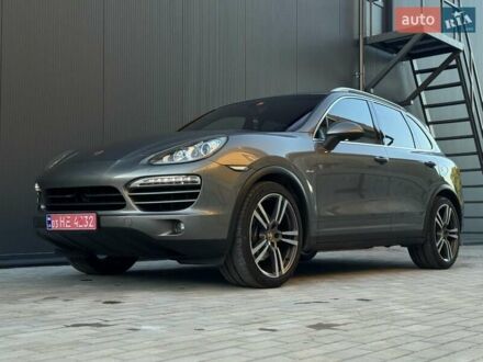 Серый Порше Каен, объемом двигателя 3 л и пробегом 220 тыс. км за 25999 $, фото 1 на Automoto.ua