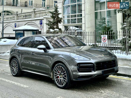 Серый Порше Каен, объемом двигателя 4 л и пробегом 57 тыс. км за 95000 $, фото 1 на Automoto.ua