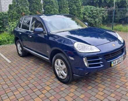 Синий Порше Каен, объемом двигателя 4.8 л и пробегом 172 тыс. км за 6999 $, фото 1 на Automoto.ua