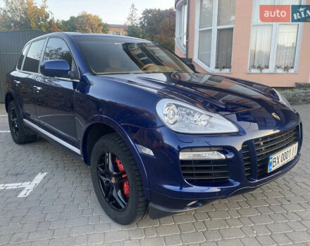 Синий Порше Каен, объемом двигателя 4.81 л и пробегом 115 тыс. км за 15500 $, фото 2 на Automoto.ua