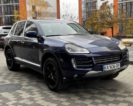 Синий Порше Каен, объемом двигателя 4.8 л и пробегом 274 тыс. км за 7500 $, фото 4 на Automoto.ua