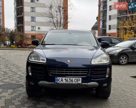 Синий Порше Каен, объемом двигателя 4.81 л и пробегом 274 тыс. км за 7500 $, фото 2 на Automoto.ua