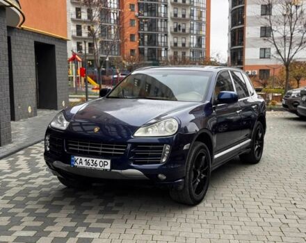 Синий Порше Каен, объемом двигателя 4.8 л и пробегом 274 тыс. км за 7500 $, фото 2 на Automoto.ua