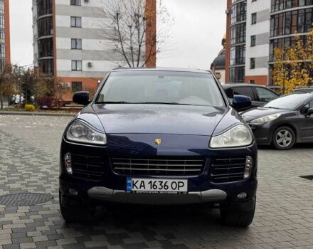 Синий Порше Каен, объемом двигателя 4.8 л и пробегом 274 тыс. км за 7500 $, фото 1 на Automoto.ua