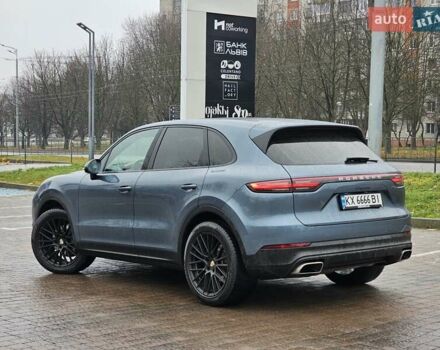 Синий Порше Каен, объемом двигателя 3 л и пробегом 100 тыс. км за 52999 $, фото 2 на Automoto.ua