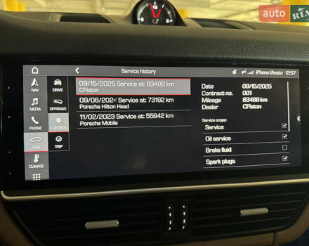 Порше Каен 2018 в Киеве на Automoto.ua Синий Порше Каен, объемом двигателя 3 л и пробегом 86 тыс. км за 51000 $, фото 17 на Automoto.ua