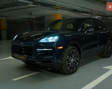 Синий Порше Каен, объемом двигателя 3 л и пробегом 5 тыс. км за 117000 $, фото 2 на Automoto.ua