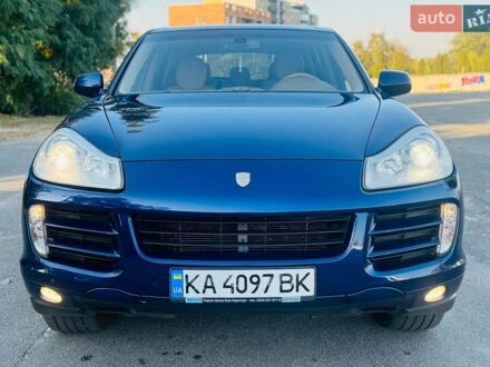 Синий Порше Каен, объемом двигателя 4.8 л и пробегом 182 тыс. км за 6300 $, фото 1 на Automoto.ua