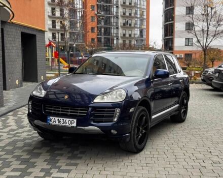 Синий Порше Каен, объемом двигателя 4.8 л и пробегом 274 тыс. км за 7500 $, фото 1 на Automoto.ua