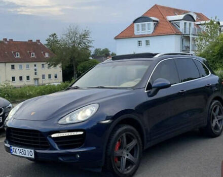 Синий Порше Каен, объемом двигателя 4.81 л и пробегом 123 тыс. км за 13500 $, фото 1 на Automoto.ua