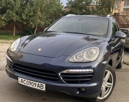 Синий Порше Каен, объемом двигателя 3 л и пробегом 300 тыс. км за 19945 $, фото 1 на Automoto.ua