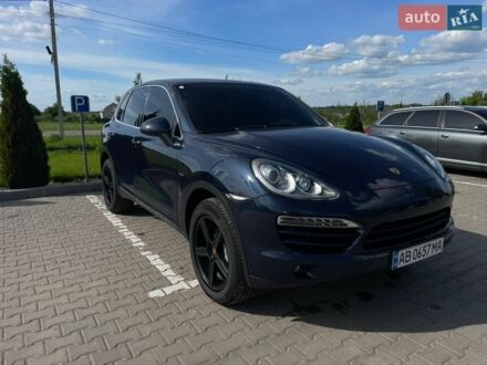 Синий Порше Каен, объемом двигателя 2.97 л и пробегом 189 тыс. км за 23500 $, фото 1 на Automoto.ua