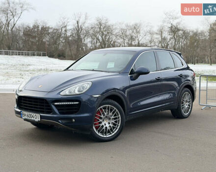 Синий Порше Каен, объемом двигателя 4.8 л и пробегом 158 тыс. км за 15999 $, фото 1 на Automoto.ua