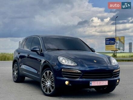 Синий Порше Каен, объемом двигателя 3.6 л и пробегом 257 тыс. км за 14200 $, фото 1 на Automoto.ua