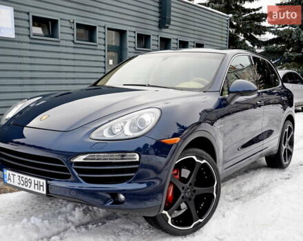 Синий Порше Каен, объемом двигателя 3 л и пробегом 243 тыс. км за 19800 $, фото 1 на Automoto.ua
