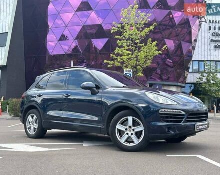 Синий Порше Каен, объемом двигателя 2.97 л и пробегом 199 тыс. км за 23490 $, фото 1 на Automoto.ua