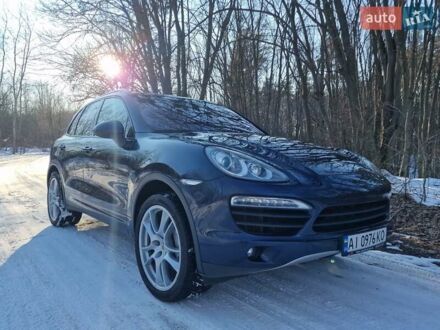 Порше Каен 2013 в Киеве на Automoto.ua Синий Порше Каен, объемом двигателя 4.13 л и пробегом 187 тыс. км за 37500 $, фото 1 на Automoto.ua