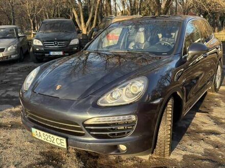 Синий Порше Каен, объемом двигателя 3 л и пробегом 220 тыс. км за 23000 $, фото 1 на Automoto.ua