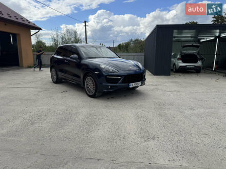 Синий Порше Каен, объемом двигателя 4.81 л и пробегом 218 тыс. км за 30000 $, фото 1 на Automoto.ua