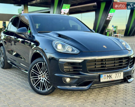 Синий Порше Каен, объемом двигателя 3 л и пробегом 153 тыс. км за 34000 $, фото 1 на Automoto.ua