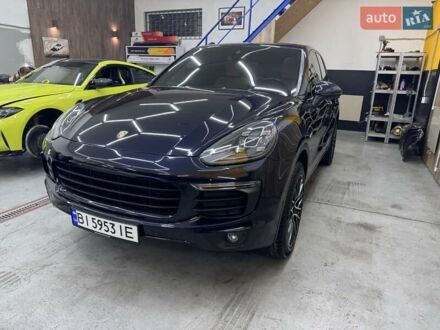 Порше Каен 2016 в Пирятине на Automoto.ua Синий Порше Каен, объемом двигателя 3 л и пробегом 145 тыс. км за 40000 $, фото 1 на Automoto.ua