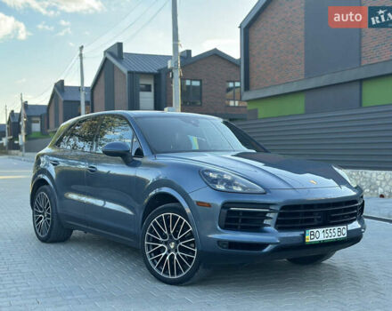 Синий Порше Каен, объемом двигателя 3 л и пробегом 330 тыс. км за 36999 $, фото 1 на Automoto.ua