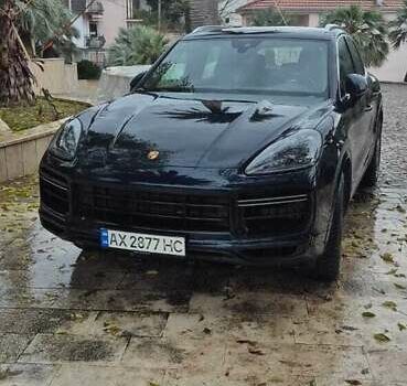 Синий Порше Каен, объемом двигателя 4 л и пробегом 68 тыс. км за 90000 $, фото 1 на Automoto.ua