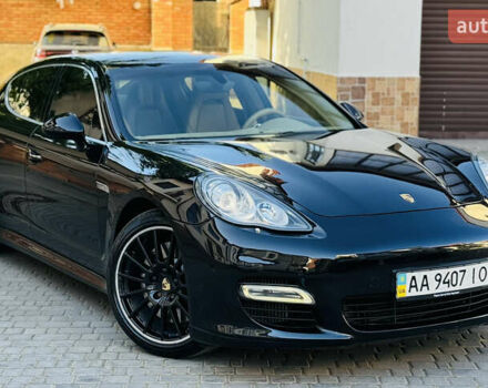 Черный Порше Панамера, объемом двигателя 4.8 л и пробегом 167 тыс. км за 18500 $, фото 8 на Automoto.ua