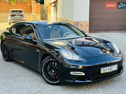 Черный Порше Панамера, объемом двигателя 4.8 л и пробегом 167 тыс. км за 18500 $, фото 1 на Automoto.ua