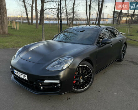 Черный Порше Панамера, объемом двигателя 4 л и пробегом 87 тыс. км за 70000 $, фото 1 на Automoto.ua